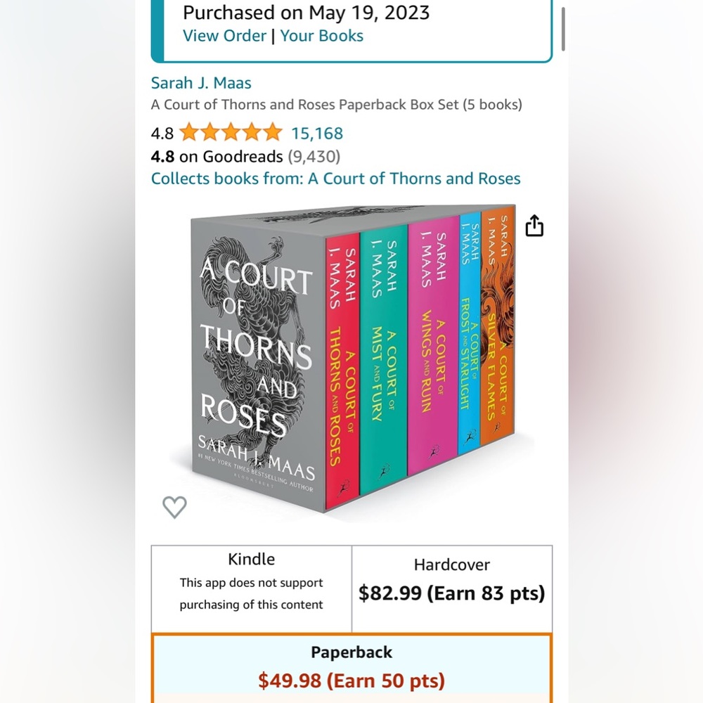 Court of Thorns and Roses Series Paperback Set